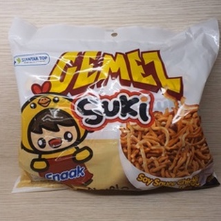 Gemez Suki ขนมบะหมี่กรอบปรุงรสไก่ แพค 6 ซอง