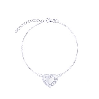 SILVER THAI Silver Sweet Heart Bracelets สร้อยข้อมือรูปหัวใจ
