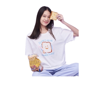 กรอกโค้ด WRLGYC ลด 60- Happy Toast (cotton 100%)