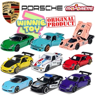 รถ มาจอเร็ต majorette model car Porsche gift pack 5 pcs รวม รถเหล็ก ปอร์เช่ กล่อง 5 คัน scale 1:64 winnietoys