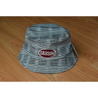 lola plaid knit bucket hat