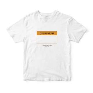 ราคาต่ำสุดTWENTYSECOND TEE QUARANTINE WHขนาดเต็มS-3XL