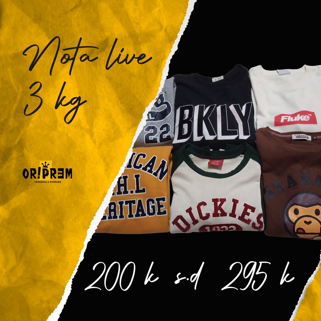 Oriprem Live Note 3kg (200k - 295k)