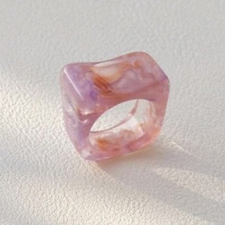 R15 : Pinky Resin Ring 💓 แหวนเรซินสีชมพู 💕