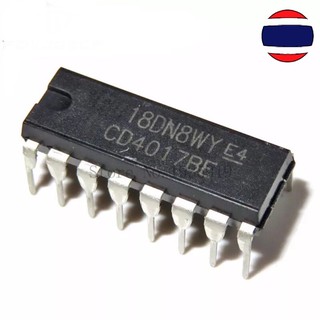 1pcs ไอซี CD4017 CD4017B DIP-16 CD4017BE DIP 4017 IC CD4017BM SOP SOP-16