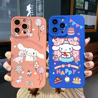 เคสโทรศัพท์มือถือ ขอบสี่เหลี่ยม ลาย Cinnamoroll น่ารัก สําหรับ Samsung Galaxy A33 A53 A73 5G A32 A52S A72 A31 A41 A71