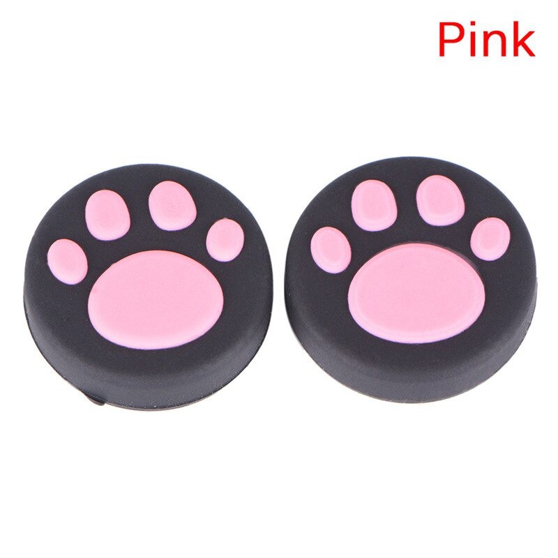 Analog Caps ลายเท้าแมว สำหรับ จอย PS2, PS3, PS4, PS5, Joy Pro, XBox 360, XBox one (จุกจอย)(จุกเท้าแมว)(ที่ครอบอนาล็อค)