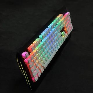 Pudding keycaps แป้นพิมพ์ Pbt Keycap Oem Profile Backlit สําหรับคีย์บอร์ด 61/87/104/108