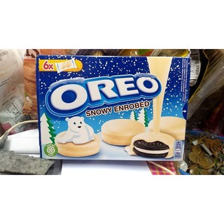 Oreo โอริโอ้ อเมริกา รส ไวท์ช็อค 1 กล่อง มี 6 ซองๆ ละ 2 ชิ้น มาใหม่ ต้องลองงงง