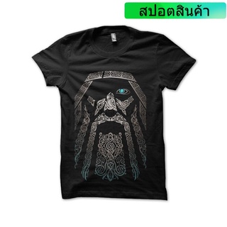 เสื้อยืด พิมพ์ลายสัญลักษณ์ Vikings Of The Norths สําหรับผู้ชาย