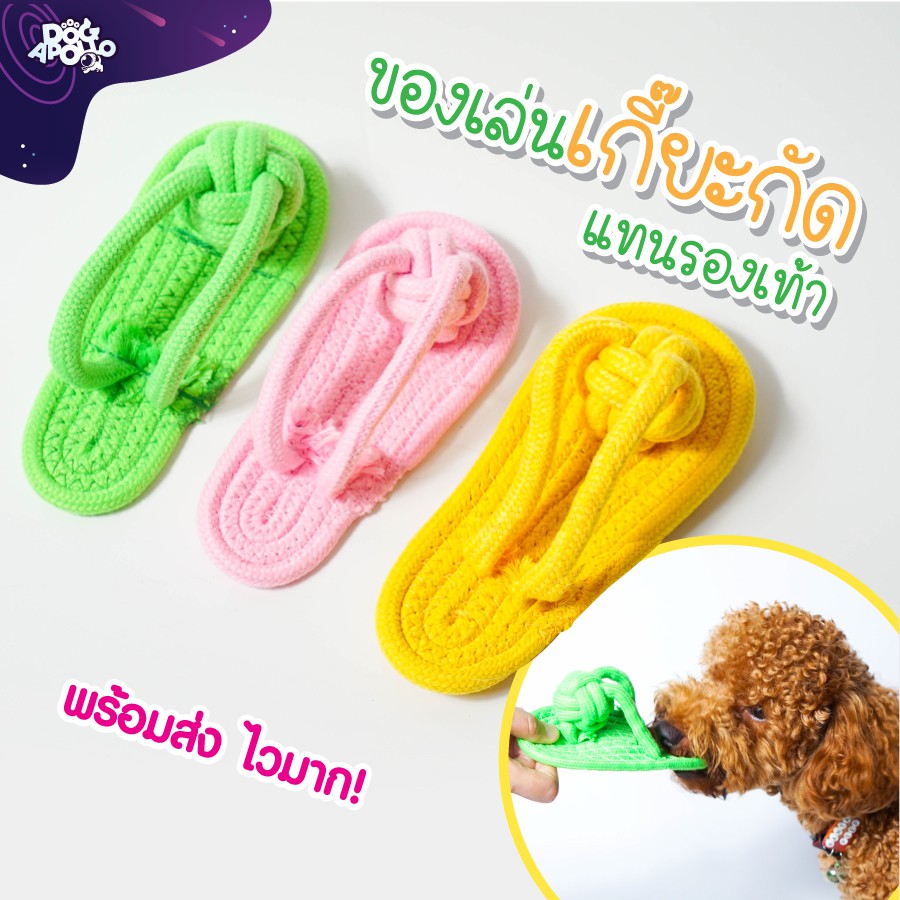 ของเล่นผ้าสำหรับสุนัข รองเท้าของเล่น