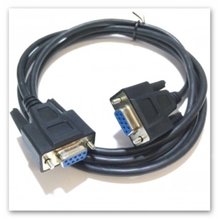 สาย Serial RS232 DB9 สายต่อตรง Female to Female cable ความยาว 1.8m./ 3m./ 5m.