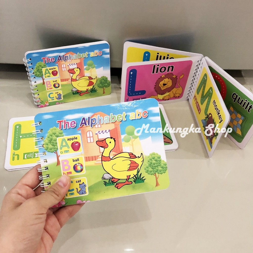 หนังสือ ABC A-Z , ก-ฮ พยัญชนะไทย สำหรับเด็ก มีรูปประกอบ พิมพ์สีทั้งเล่ม