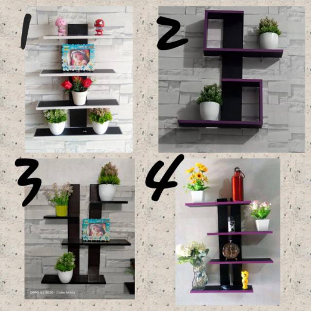 HPL COATED WOODEN WALL SHELF / DISPLAY SHELF / DECORATION SHELF