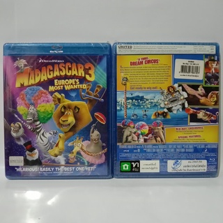 Media Play Madagascar 3: Europes Most Wanted / มาดากัสการ์ 3 ข้ามป่าไปซ่าส์ยุโรป (Blu-ray) /S15593R