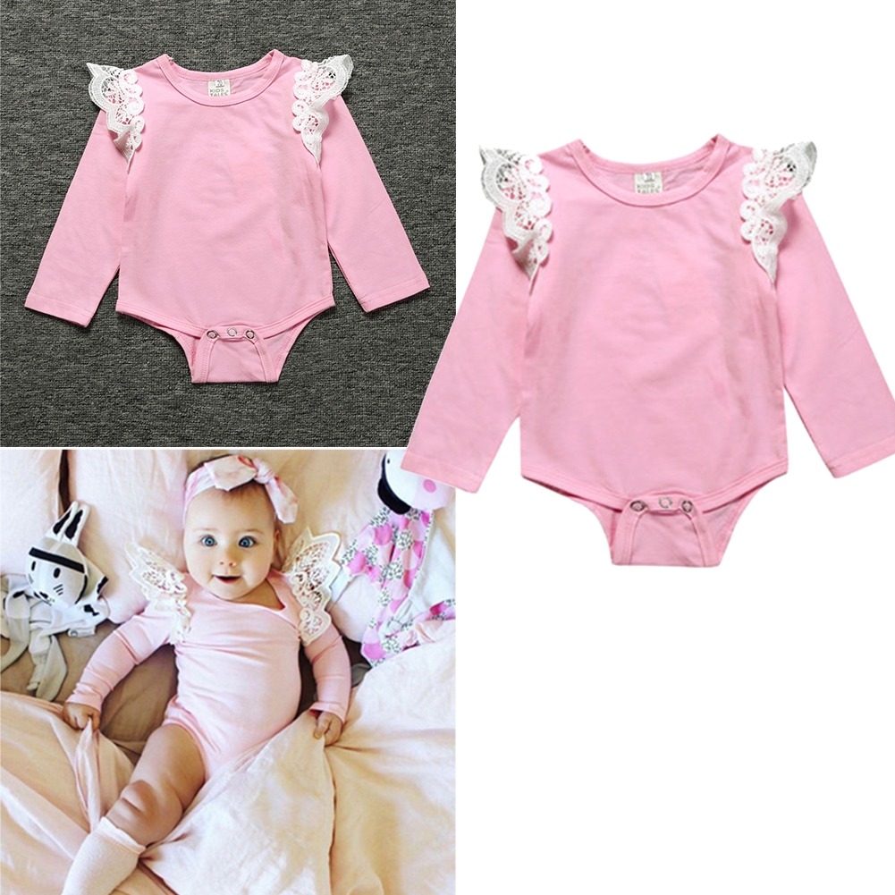 Newborn Toddler Baby Girl Bodysuit Romper Jumpsuit Sunsuit Outfit Clothes Summer