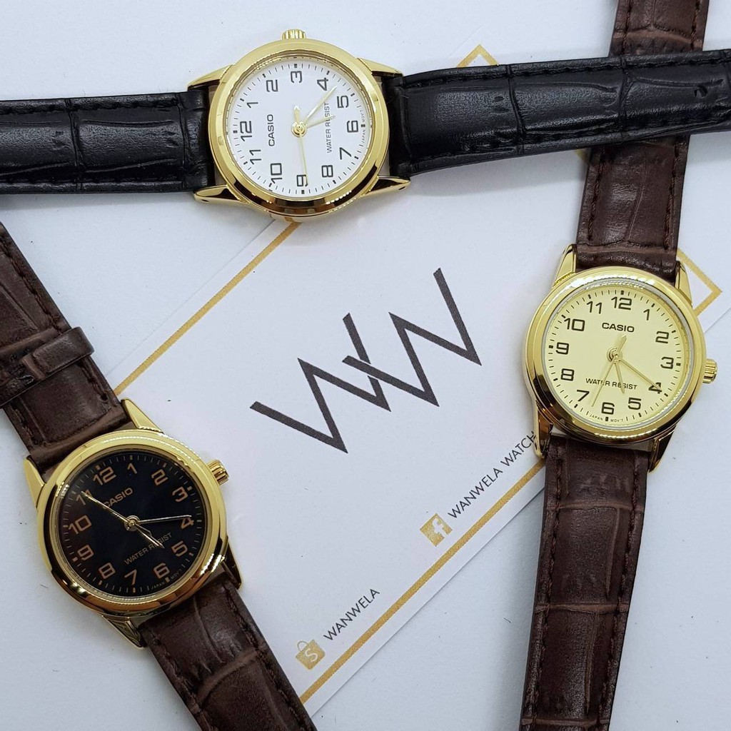 ของแท้ นาฬิกาข้อมือ Casio ผู้หญิง รุ่น LTP-V001 (สายหนัง) พร้อมกล่อง รูปที่ 3