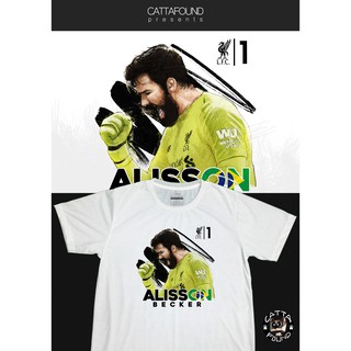 เสื้อยืดลายการ์ตูน ลิเวอร์พูล(Liverpool) Alisson1