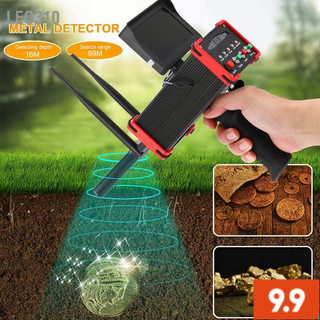 Leo310 Metal Detector Underground Scanner High Definition Screen Treasure Finder for Gold Silver Copper AC100‑240V