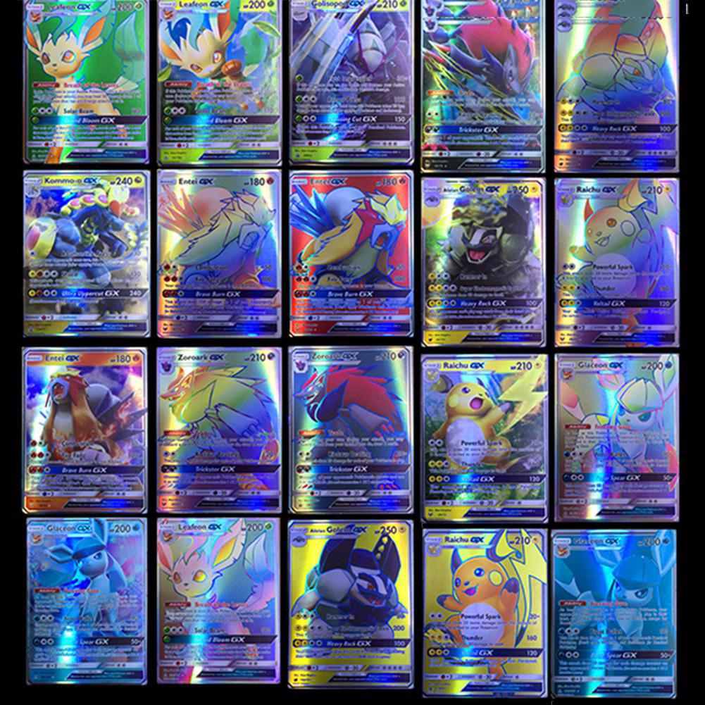 การ์ดภาษาอังกฤษขนาด 200 Latest Pokemon GX