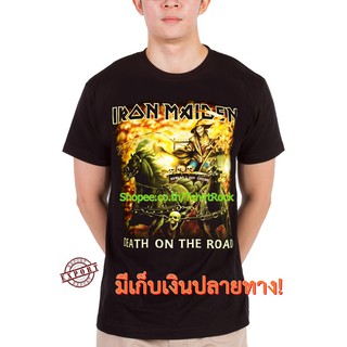 เสื้อยืดวินเทจเสื้อวง Iron Maiden เสื้อผ้าแฟชั่น ไอเอิร์นเมเดน ไอร่อน เสื้อยืดผู้ชาย Rock เสื้อวินเทจ RCM586S-5XL