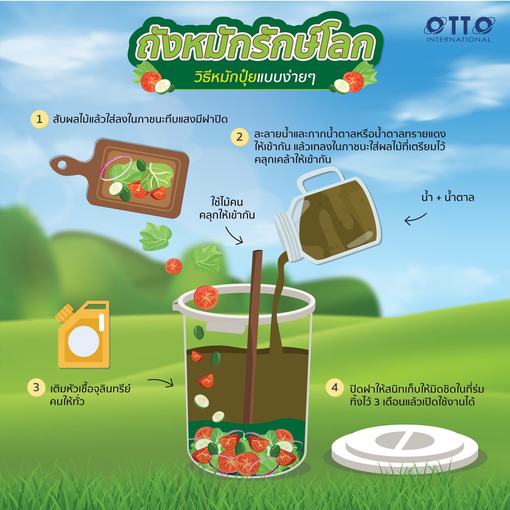 OTTO ถังน้ำพลาสติก ขนาด 40 ลิตร พร้อมหูล็อค ถังน้ำ ถังแกลลอน - รูปที่ 2