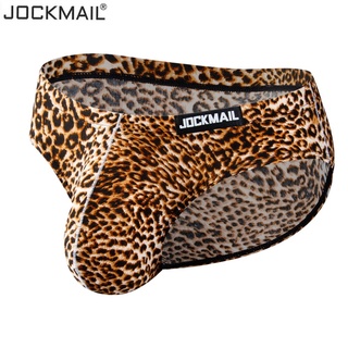 Jockmail กางเกงชั้นในเซ็กซี่ พิมพ์ลายเสือดาว และงู ขนาดใหญ่ สําหรับผู้ชาย