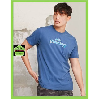 Rudedog เสื้อคอกลม ชาย หญิง รุ่น Logo21 สีดีฟซี