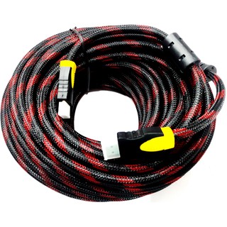 สาย HDMI Cable(M/M) HD 1080p V1.4 ยาว 15 เมตร (สายถัก)