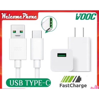 ชุดชาร์จOPPO TYPE-C VOOC SET ชุดชาร์จออปโป้ type c หัวชาร์จ+สายชาร์จ ของแท้ รองรับชาร์จเร็ว รับประกัน