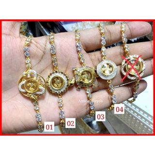 สร้อยข้อมือกังหัน งานฮ่องกงแท้  ฟรีไซต์(ปกติ 599-699 บาท)​