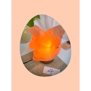 โคมไฟเกลือหิมาลายัน ทรงกระรอก Squirrel Himalayan Salt Lamp