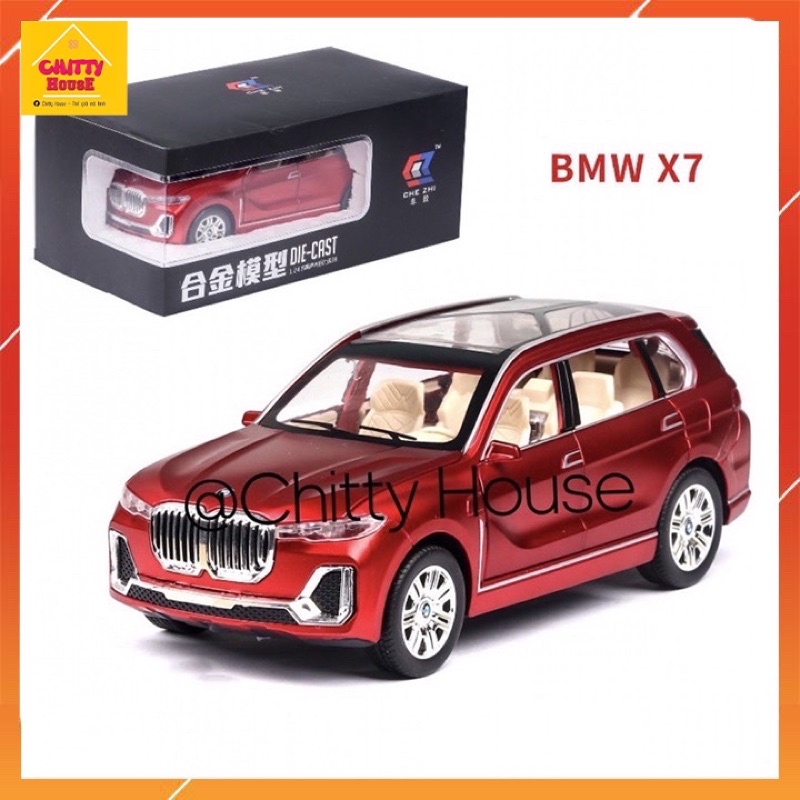[Chitty]โมเดลรถ Bmw X7 ขนาด 1:24 มีไฟและเสียง