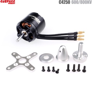 Surpass HOBBY มอเตอร์ไร้แปรงถ่าน 3520 C4250 600KV 800KV สําหรับเครื่องบินบังคับ