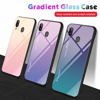 Samsung Galaxy A51 a71 A10 A20 A30 A40 A50 A70 Gradient เคสโทรศัพท์ เคสมือถือไล่โทนสีสําหรับ