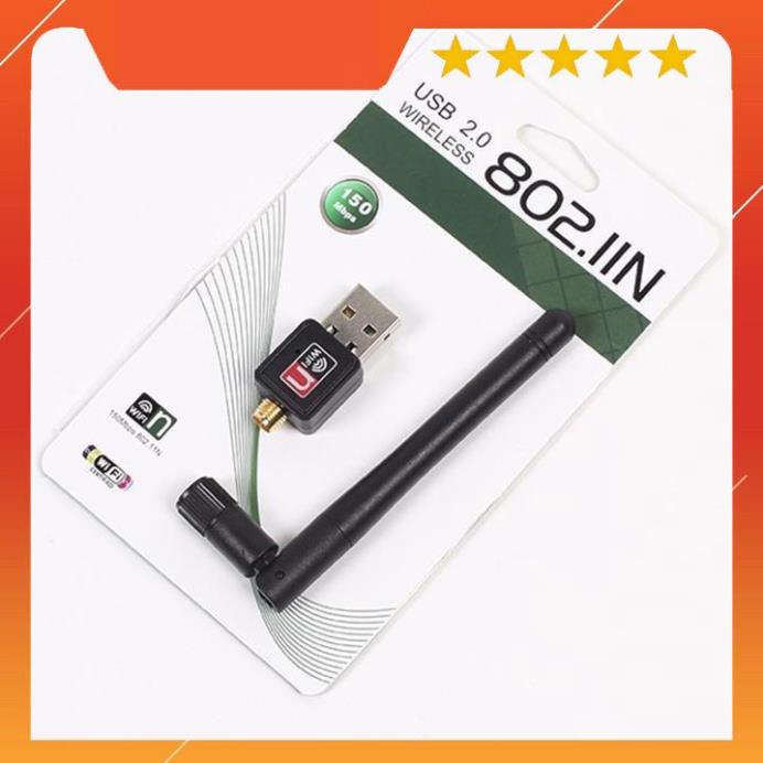 ตัวรับสัญญาณ USB wifi 802.11 150Mbps พร้อมเสาอากาศ -SGT-