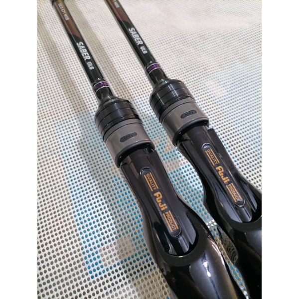 คัน​ DAIWA​ SABER เบท/สปินของแท้พร้อมบัตรรับประกันแพ็ค​ท่อ​พี​วี​ชี​อย่างดี​