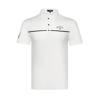 [Callaway] เสื้อโปโลแขนสั้นลําลอง ระบายอากาศได้ดี แบบแห้งเร็ว เหมาะกับฤดูร้อน สําหรับผู้ชาย