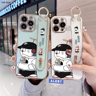 Realme 9 9i 8i 8 3 Pro Plus Pro+ 4G 5G เคสเรียวมี สำหรับ สายรัดข้อมือ Case Doraemon เคส เคสโทรศัพท์ เคสมือถือ เคสนิ่ม