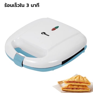 เครื่องทำแซนวิช ไฟฟ้า 4 แผ่น เครื่องปิ้งขนมปัง เครื่องทำอาหารเช้า  Sandwich make Unitedmart