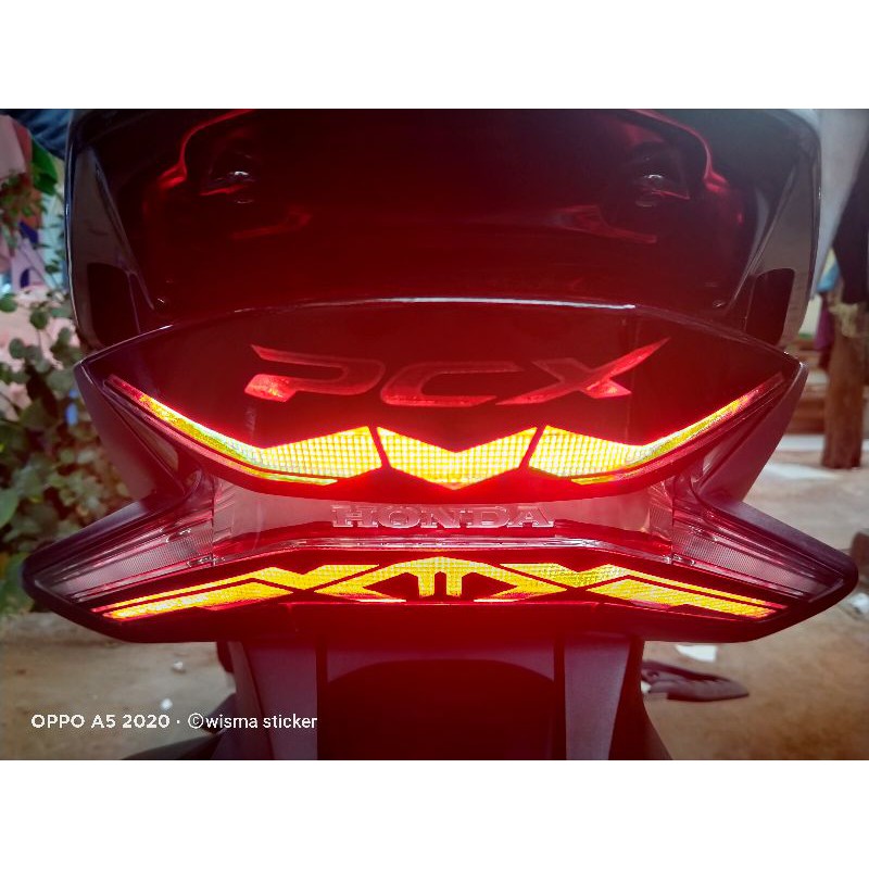 Pcx 150 Stoplamp Sticker / PCX 150 สติ๊กเกอร์ไฟท้าย / สติ๊กเกอร์ Stoplamp CUSTOM PCX