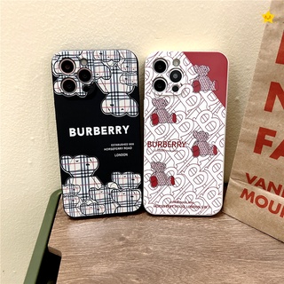 Cute Cartoon Casing For Oppo Reno 6 Pro+ 5g 5K 4se 4 5 3 2 10X Zoom 2Z 2F Z 5Z 6Z ACE Phone Case Side Stripe Fashion Bear Soft Couple Protective Cover