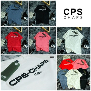 Hot🔥CPS CHAPS (1980) เสื้อยืดซีพีเอสแช้ป งานปัก Cotton100% (CPS,1980-ปักนูน)