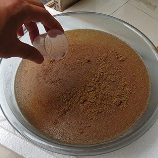 เหยื่อใย ผงใยแมงกระพรุน ใช้ผสมอาหารให้เหนียว เป็นเส้นใย สำหรับทำชิ้นเกี่ยว