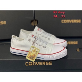 Converse kids รองเท้าผ้าใบผูกเชือกสำหรับเด็ก