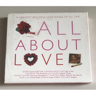 ซีดีเพลง ของแท้ ลิขสิทธิ์ มือ 1 ในซีล...ราคา 199 บาท รวมศิลปิน อัลบั้ม “All About Love”