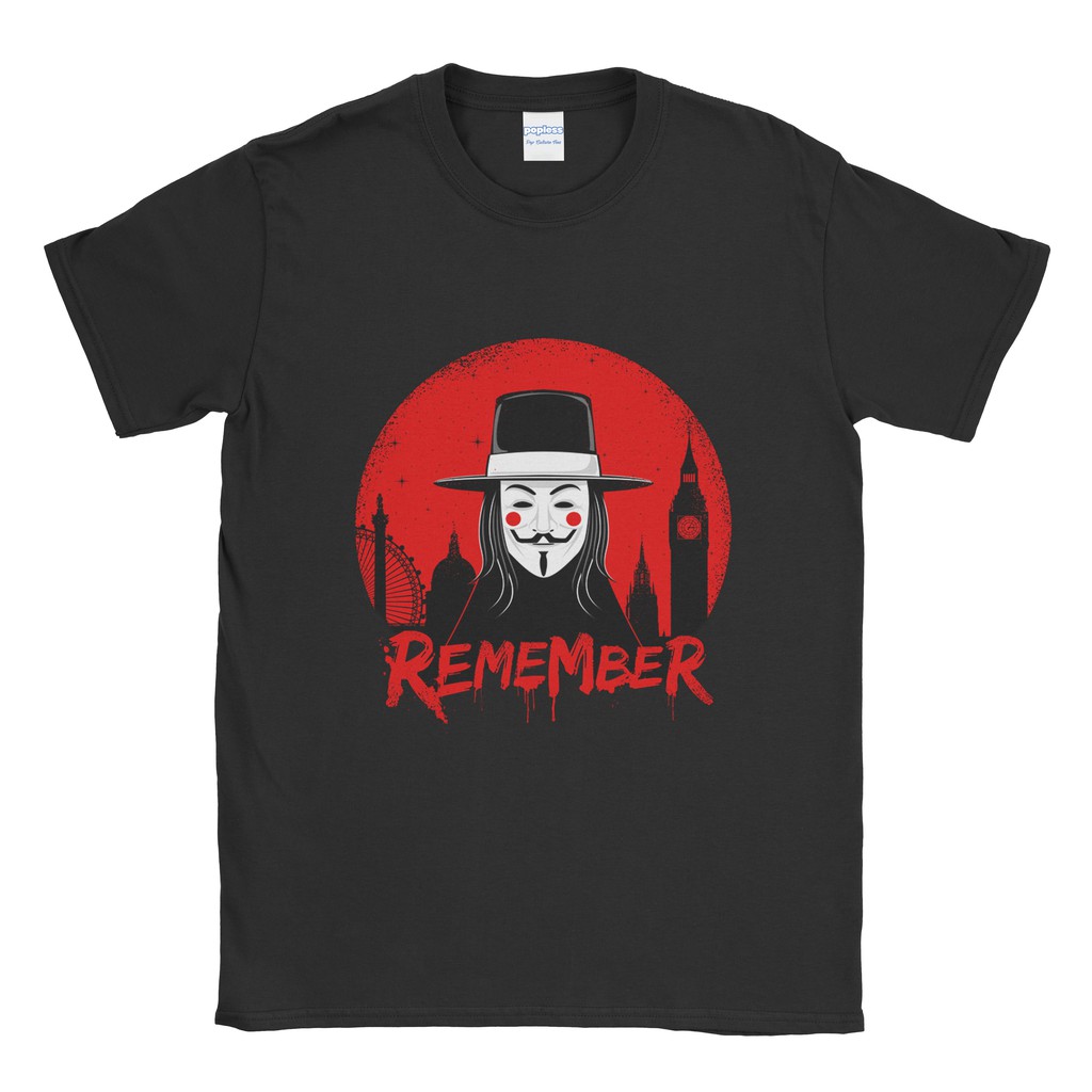 เสื้อยืด V For Vendetta Remember