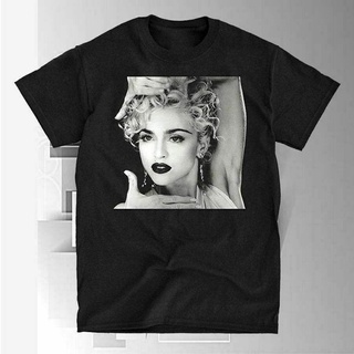 tshirtเสื้อยืดคอกลมฤดูร้อนเสื้อยืด พิมพ์ลาย Madonna สําหรับผู้ชายSto4XL