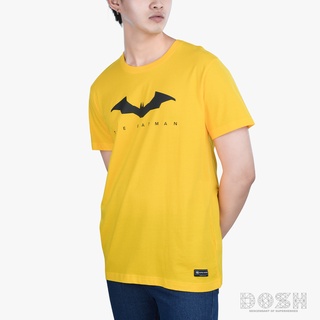 DOSH MENS T-SHIRTS BATMAN 2022 เสื้อยืดคอกลม แขนสั้น ผู้ชาย 9DBMT5266-YE