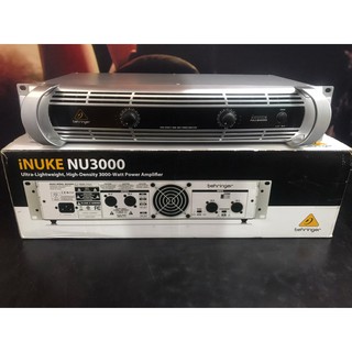 Behringer NU-3000 เพาเวอร์แอมป์ Ultra-Lightweight, High-Density 3000-Watt Power Amplifier